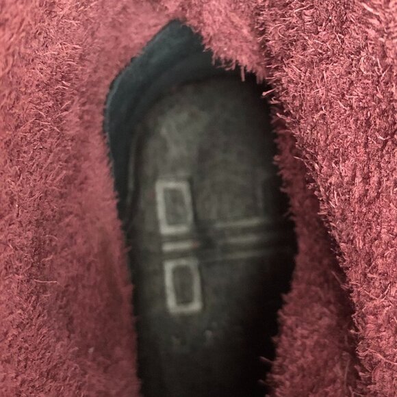 Pierre Hardy Mid Calf Harness Leather Boots w Buckle Detail Burgundy Sz 9 - Picture 12 of 14